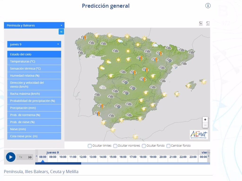 La estabilidad marca la jornada en la que las temperaturas alcanzarán los 28 grados en Sevilla y 27 en Toledo