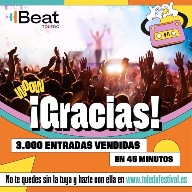 Toledo Beat Festival vende 3.000 entradas en 45 minutos y da explicaciones sobre los pases promocionales a menor precio