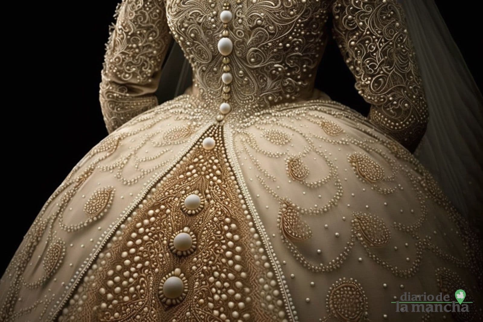 Los vestidos más bonitos del mundo está cubierto de perlas | Noticias de  Castilla-La Mancha