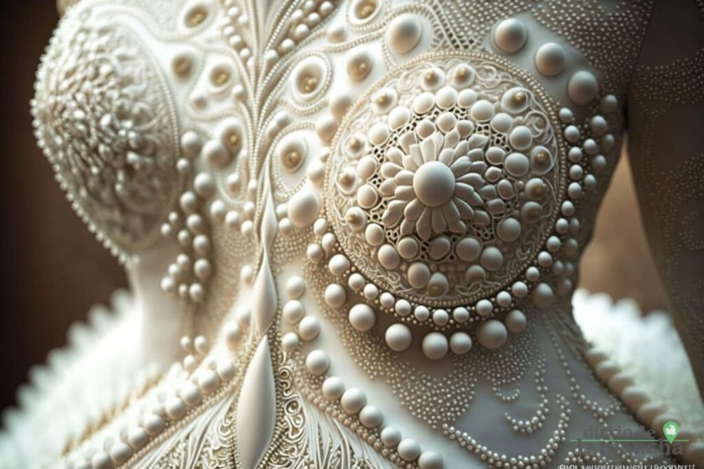 Los vestidos más bonitos del mundo está cubierto de perlas 4