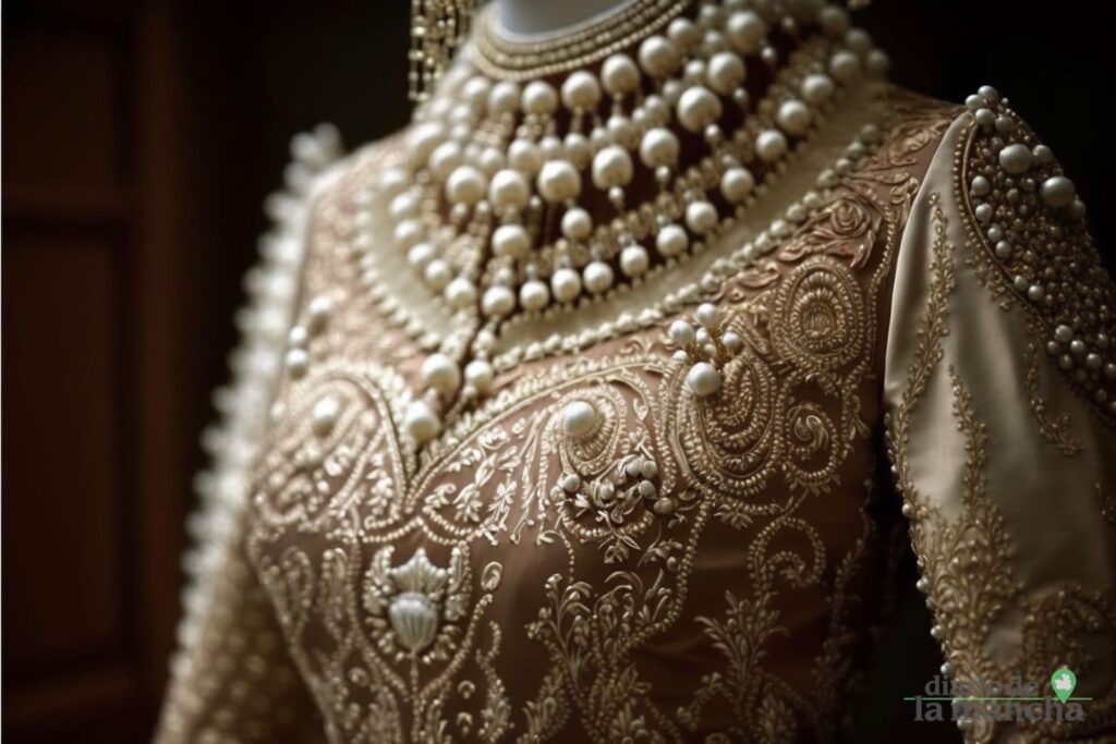 Los vestidos más bonitos del mundo está cubierto de perlas 7