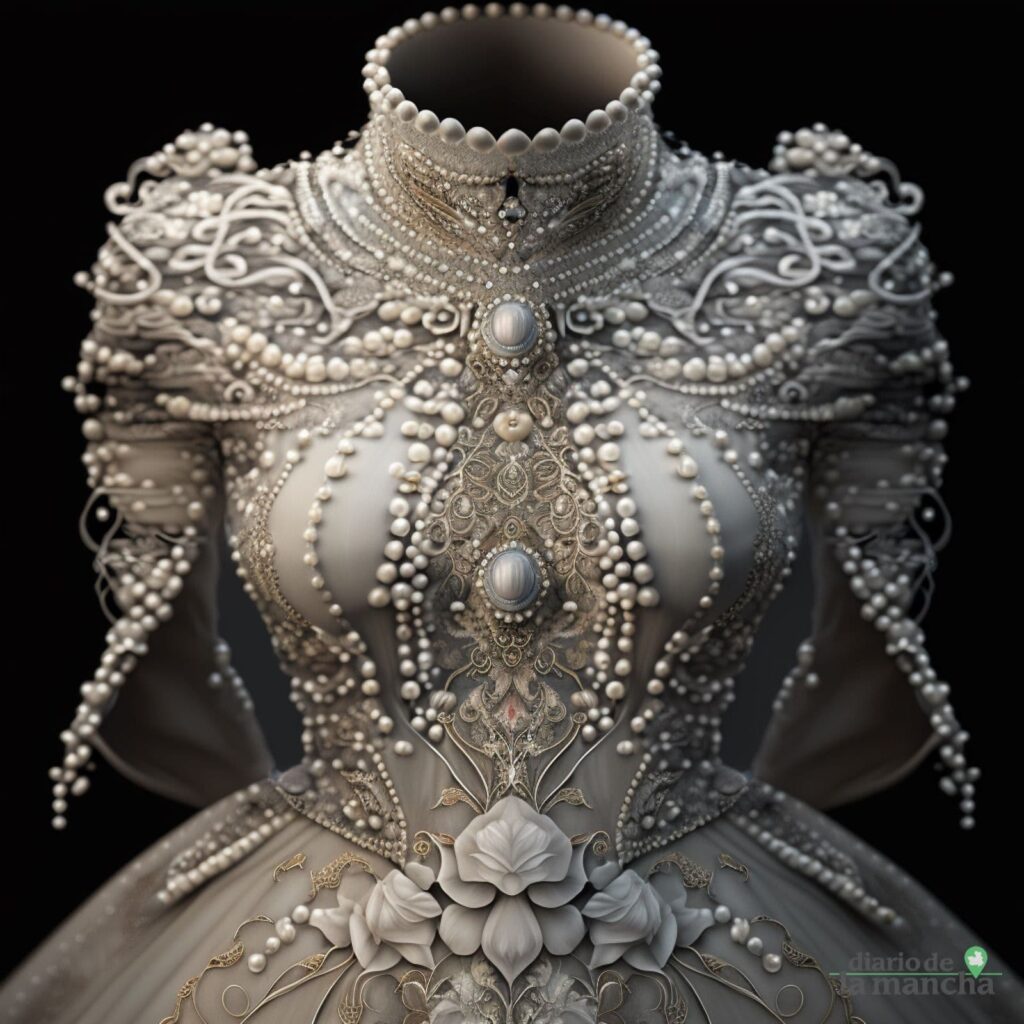 Los vestidos más bonitos del mundo está cubierto de perlas 8