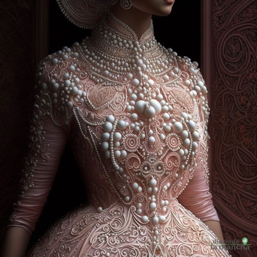 Los vestidos más bonitos del mundo está cubierto de perlas 9