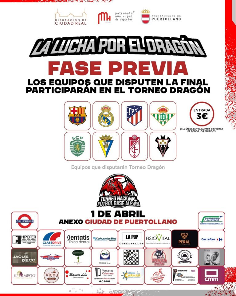 fase previa torneo dragon futbol alevin puertollano