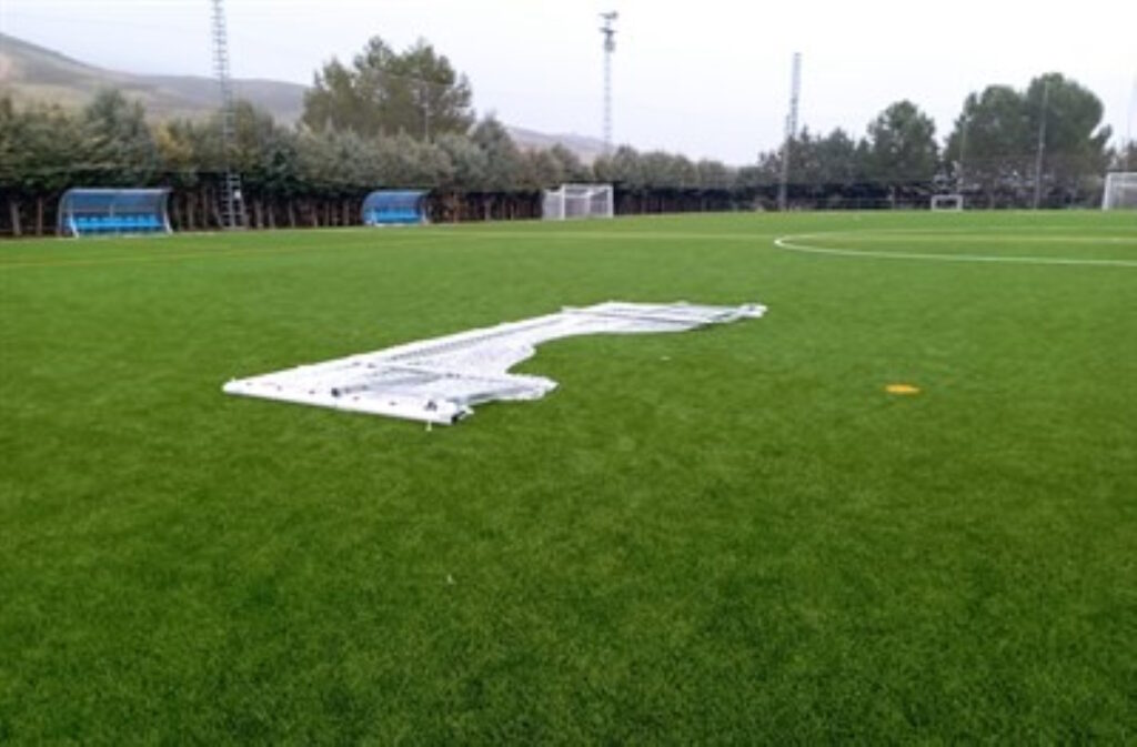 vandalismo campo futbol tiradores cuenca