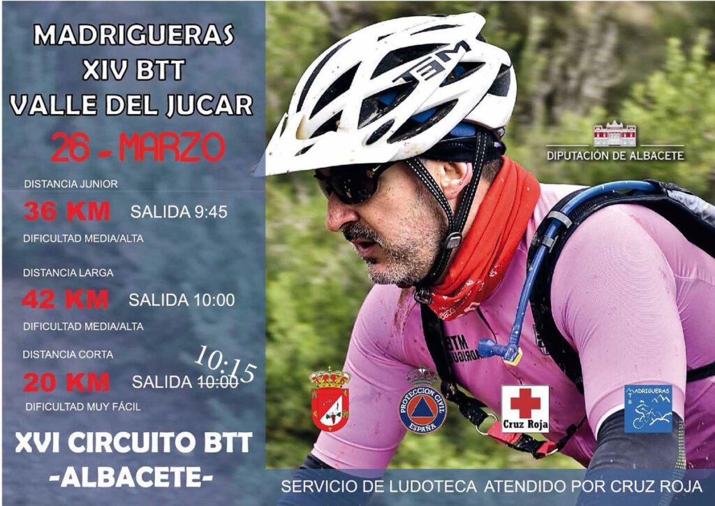 btt valle del jucar en madrigueras albacete