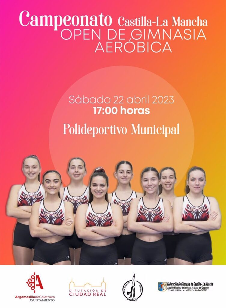 Argamasilla de Calatrava acogerá el 22 de abril el Campeonato Regional de Gimnasia Aeróbica