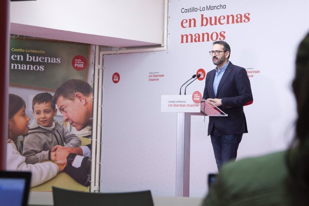 PSOE, tras la presentación de Sumar, dice que votar a Unidas Podemos es "dar posibilidad" a un gobierno PP-Vox en CLM