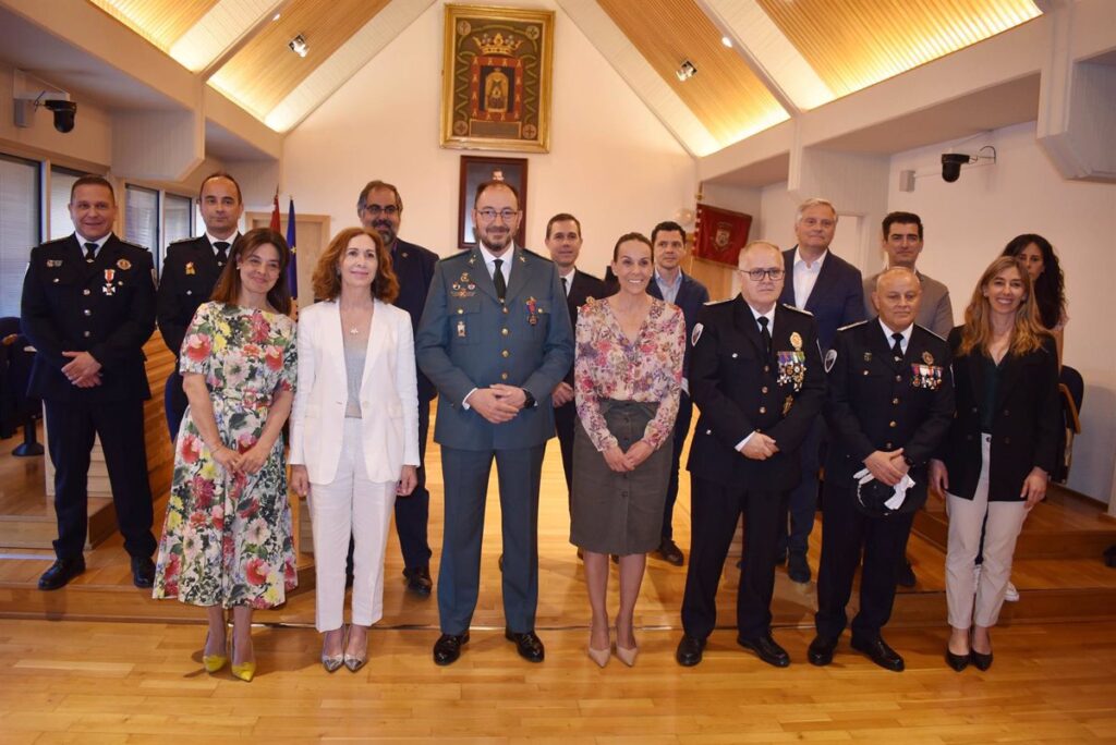 Policía Local reconoce el trabajo del jefe de la Comandancia de la Guardia Civil en pro de la seguridad de Ciudad Real