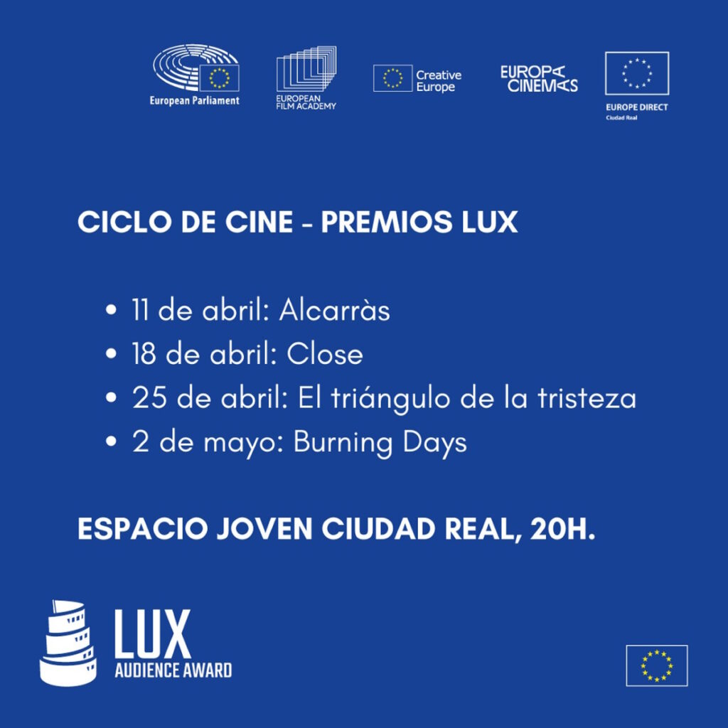 ciclo de cine premios lux espacio joven ciudad real