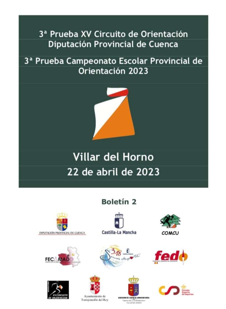 circuito orientacion prueba en villar del horno cuenca