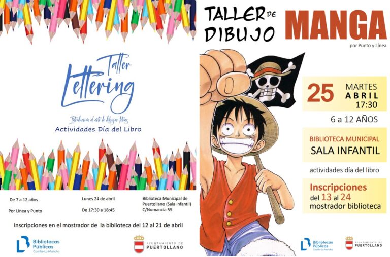 talleres de manga y lettering en puertollano