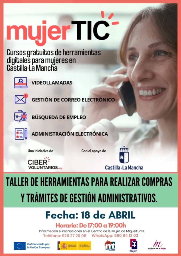 talleres mujer tic centro mujer miguelturra