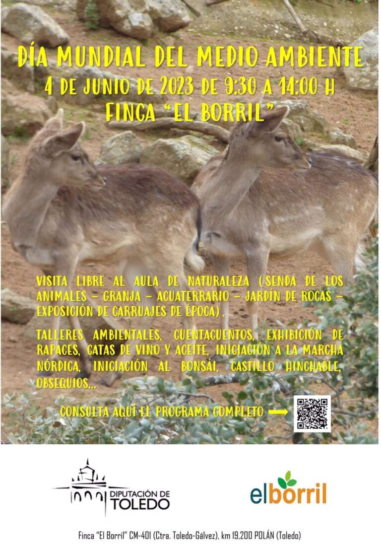 'El Borril' abre sus puertas este domingo para celebrar con diversas actividades el Día Mundial del Medio Ambiente