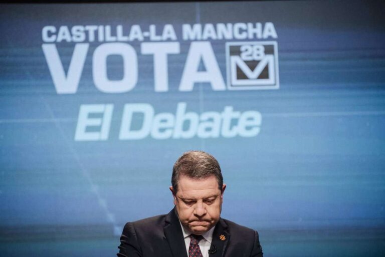 En C-LM, con el 82% escrutado, Page revalida mayoría pero la suma PP-Vox está a 377 votos de dar el vuelco