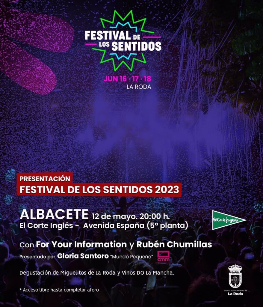 El Festival de los Sentidos La Roda alcanza los 4.000 abonos en abril y aspira a ser Fiesta de Interés Regional