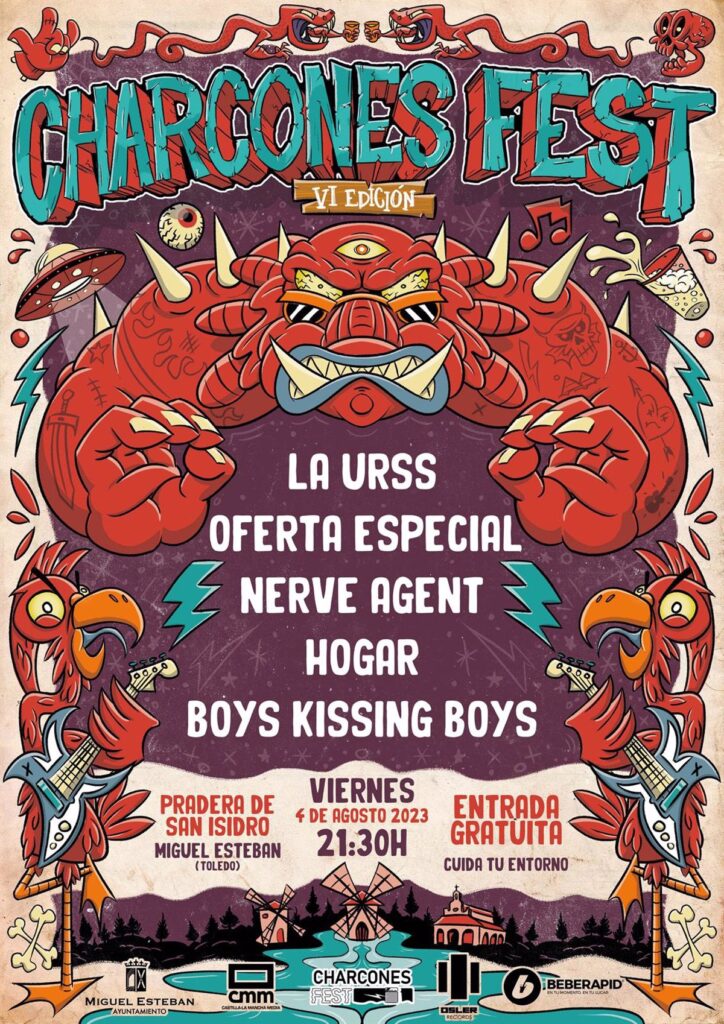 Importantes bandas de música alternativa participarán en el 'Charcones Fest' en Miguel Esteban el 4 de agosto