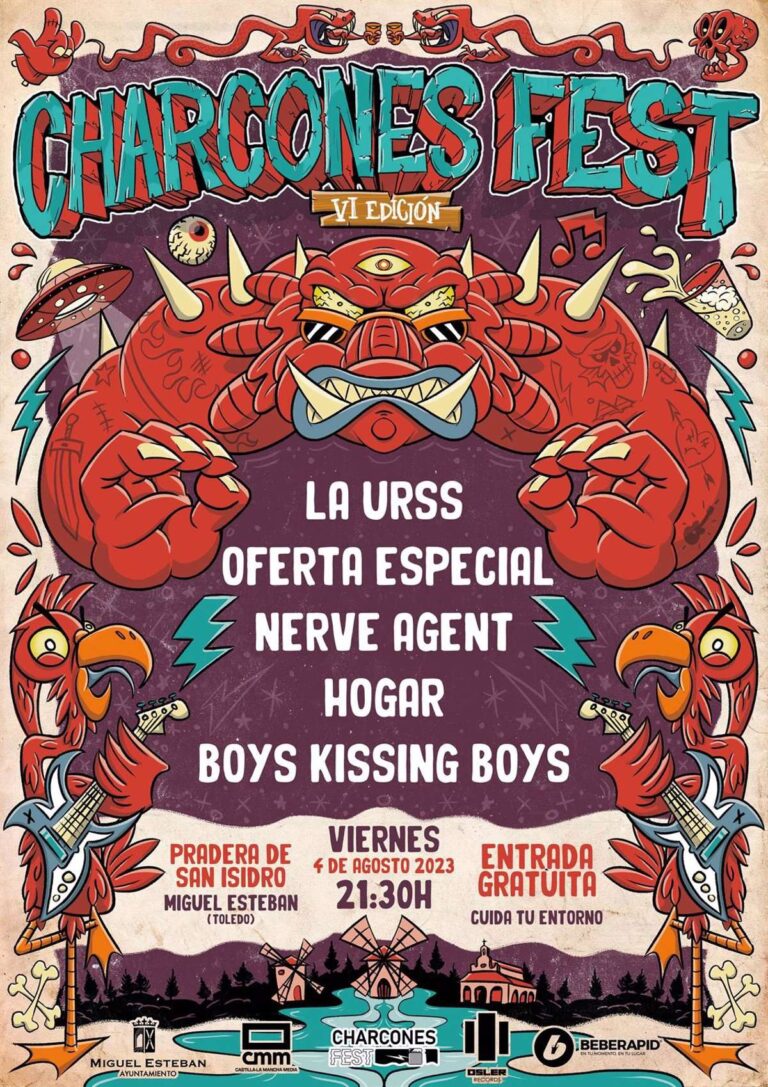 Importantes bandas de música alternativa participarán en el 'Charcones Fest' en Miguel Esteban el 4 de agosto