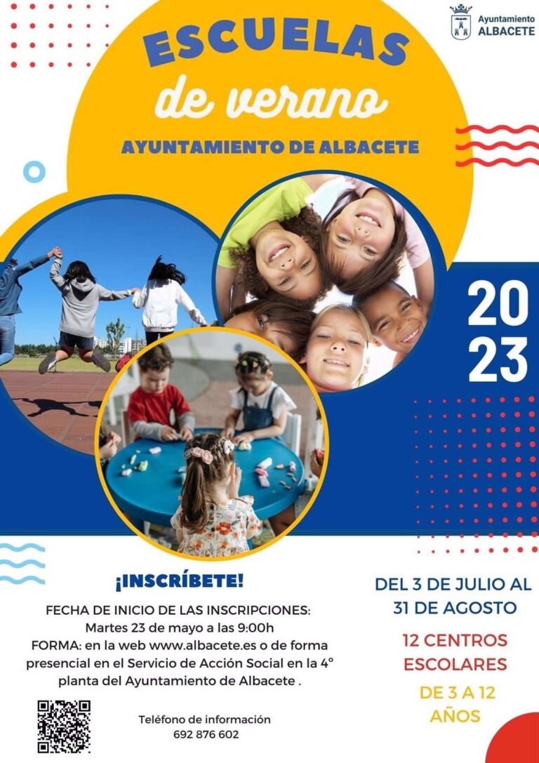 Albacete abrirá plazo el martes 23 para solicitar plaza en las Escuela de Verano Municipales