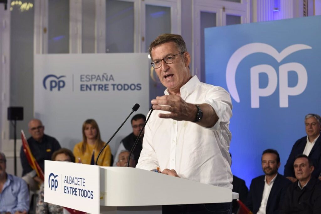 VÍDEO: Feijóo augura que el "compromiso" del PP con Castilla-La Mancha "será recompensado" este domingo en las urnas