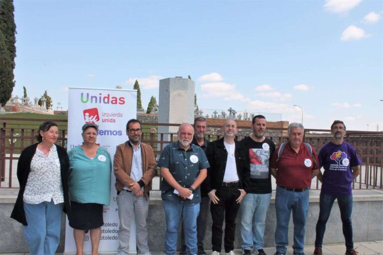 Fernández (UP) creará una oficina para informar a familiares de personas represaliadas por el franquismo en Toledo