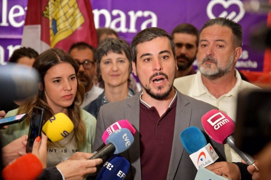 Gascón (Podemos CLM) se escuda en el Día de la Región para no pronunciarse sobre si la cúpula de su partido debe dimitir