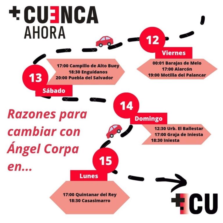 Barajas de Melo, punto de partida de la campaña de +Cuenca Ahora