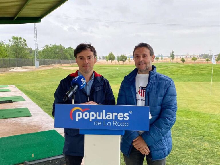 Sánchez (PP) construirá la Casa de Deporte como referencia para todos los deportistas si gobierna en La Roda