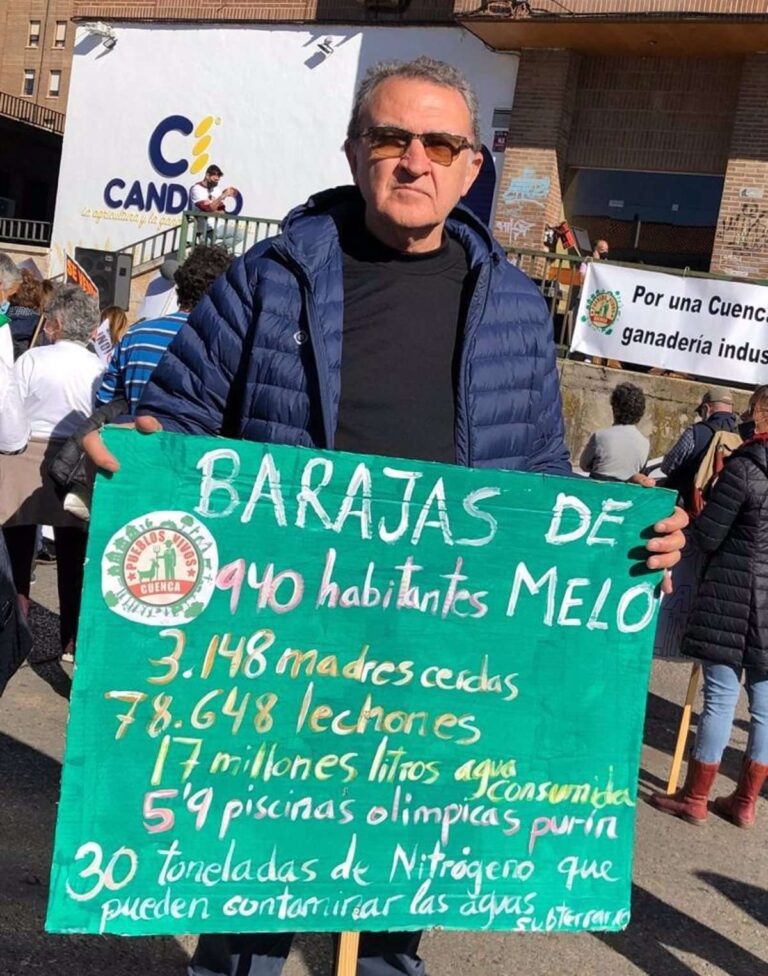 +Cuenca Ahora-España Vaciada llevará a las Cortes de C-LM una "moratoria real" a las nuevas macrogranjas