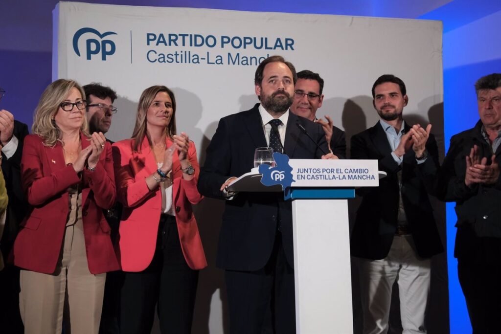 Núñez felicita a Page y lamenta una mejoría "insuficiente" por "un puñado de votos" en Ciudad Real