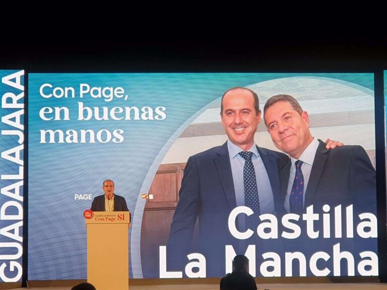 VÍDEO: Rojo (PSOE) pide "ayuda" y la "máxima" movilización y se compromete a trabajar por el pleno empleo en Guadalajara