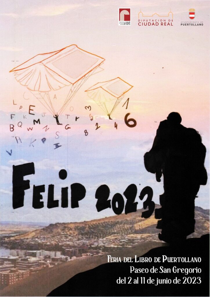 cartel de la feria del libro de puertollano 2023