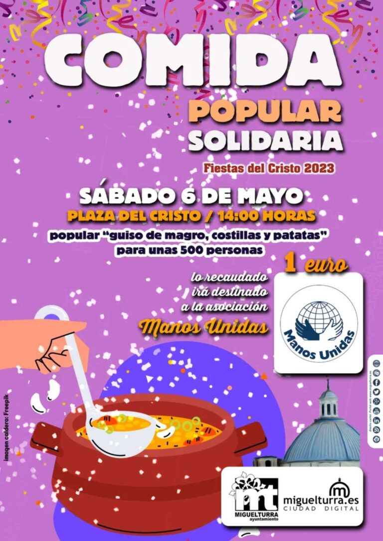 comida popular solidaria en miguelturra