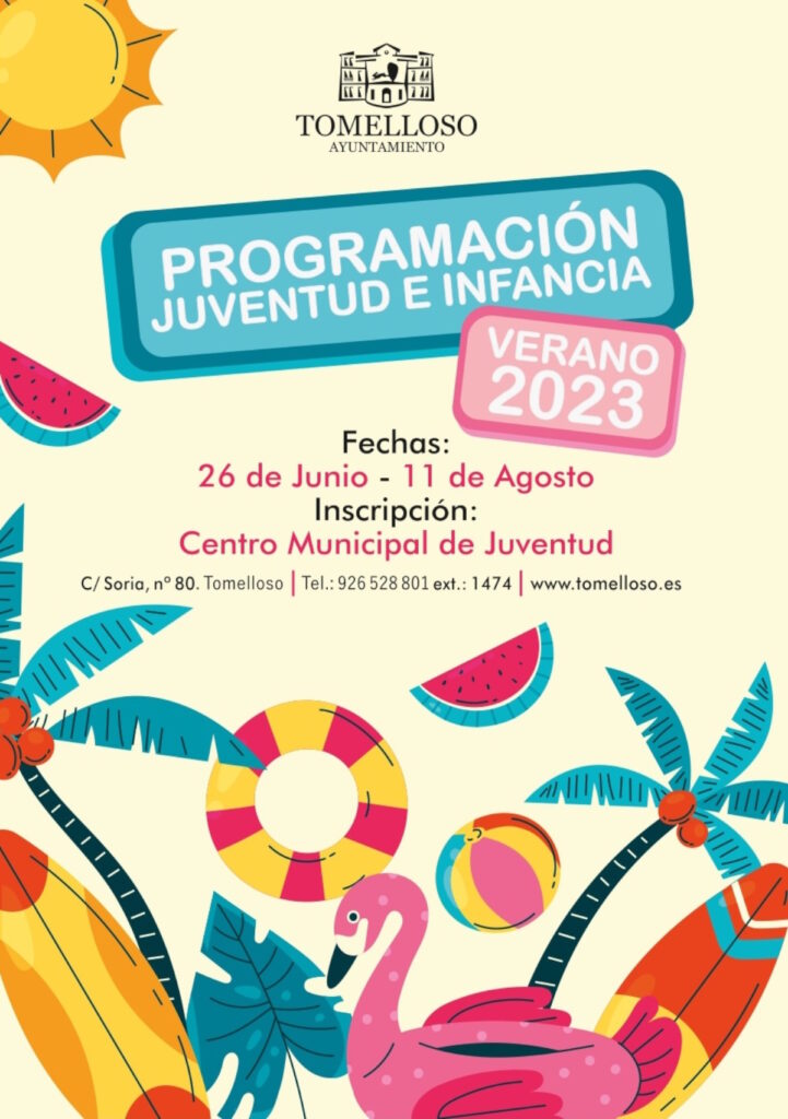 programa infancia y juventud verano tomelloso