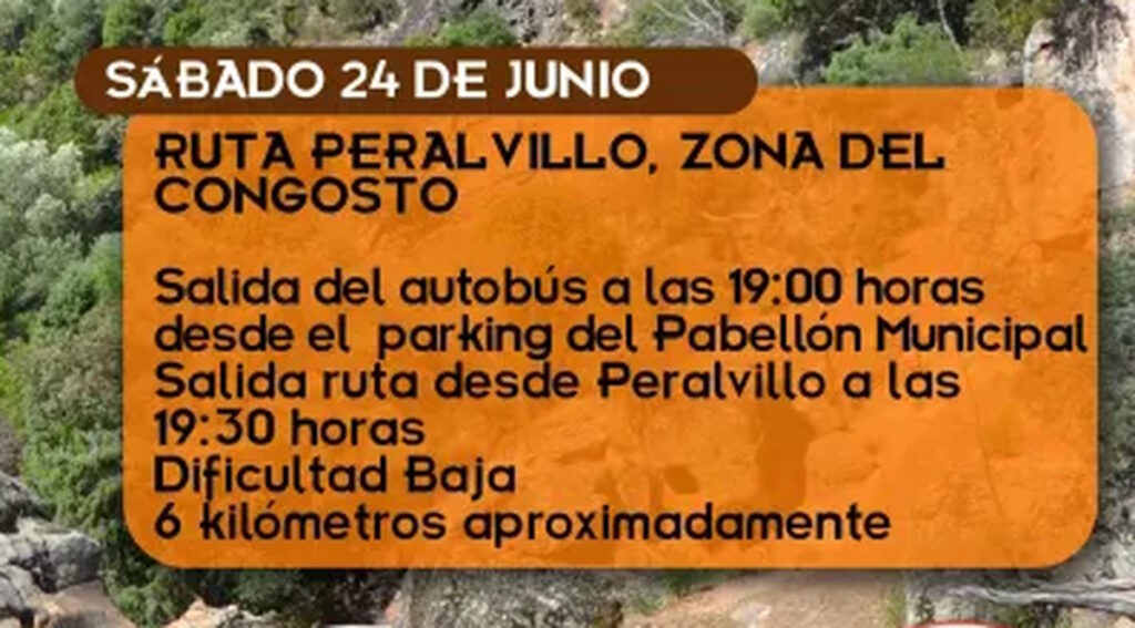 ruta senderista peralvillo zona del congosto junio miguelturra