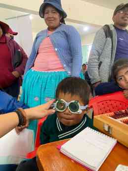 La Ruta de la Luz continúa su labor de mejora de la salud visual en Bolivia 2