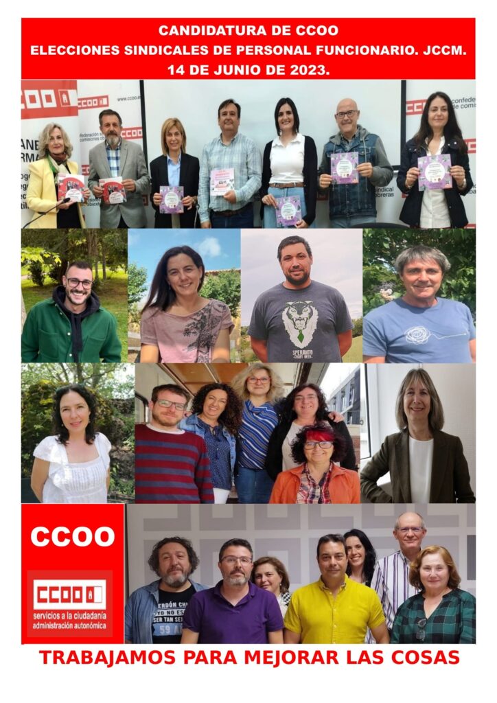 CCOO solicita el apoyo de los funcionarios de la JCCM y propone ambiciosos objetivos para los próximos cuatro años 1