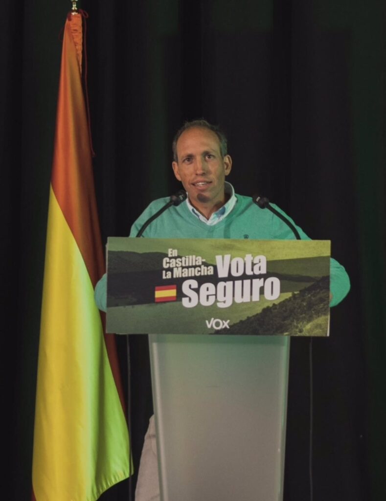Daniel Arias será el diputado provincial de Vox en la Diputación de Toledo