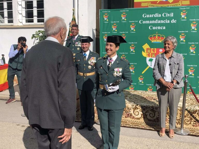María Jesús Pascual, primera jefa de la Comandancia de la Guardia Civil de Cuenca