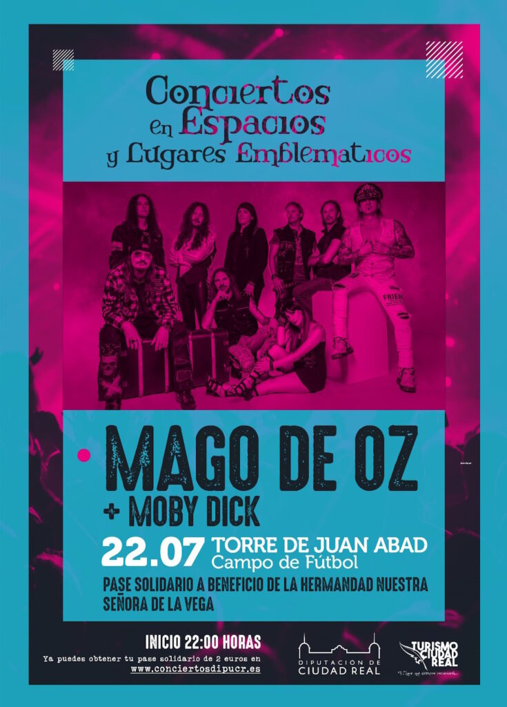 concierto moby dick mago de oz torre juan abad 2023