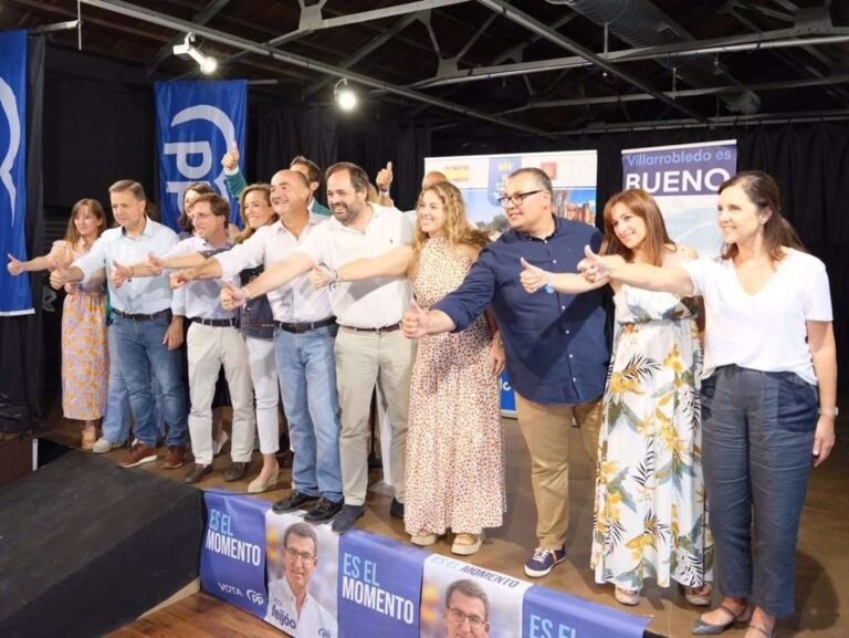 Almeida: "Hay que agrupar el voto en el PP. No queremos que pase en España lo que pasó en CLM, que no hubo cambio"
