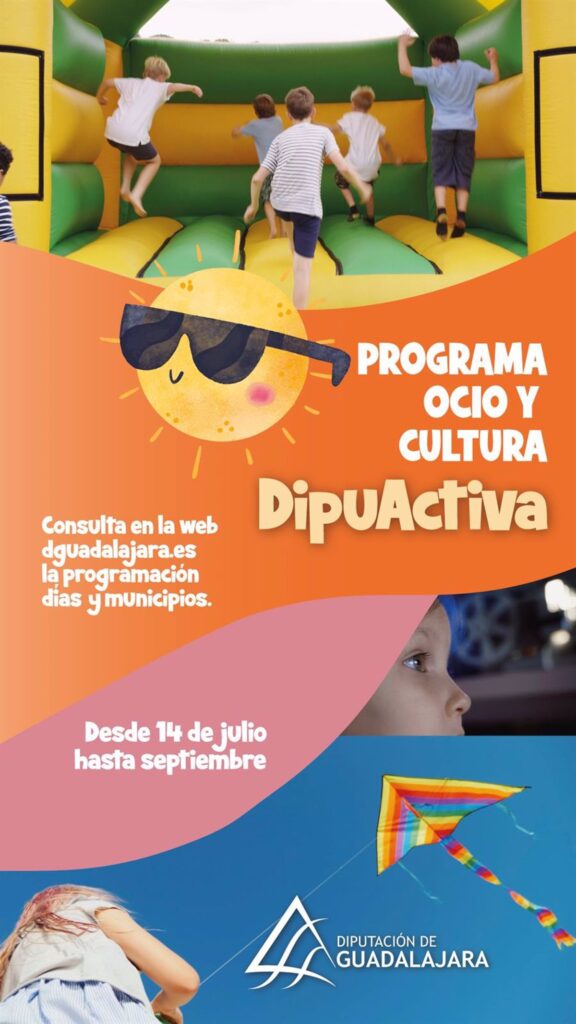 Un total de 75 pueblos de Guadalajara tendrán gratis este verano cine, juegos populares, hinchables o fiestas de espuma