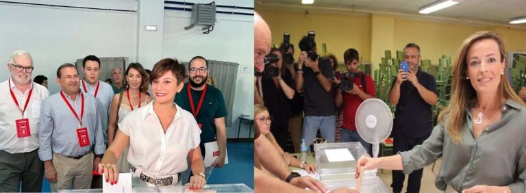 23J.- Los candidatos de C-LM ejercen su derecho al voto y coinciden en pedir llenar las urnas de forma masiva