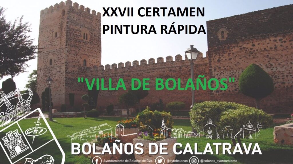 El certamen de Pintura Rápida 'Villa de Bolaños' regresa en una edición que tendrá lugar por primera vez de madrugada