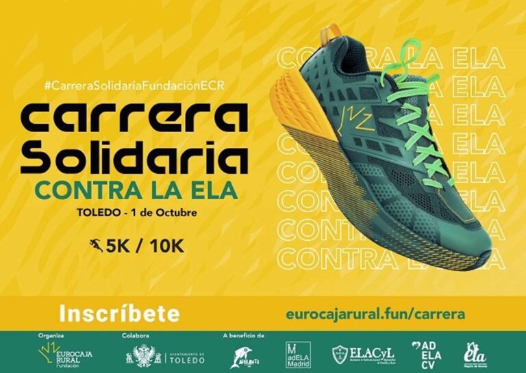 Abierto el plazo para participar en la XI 'Carrera Solidaria' contra la ELA de Eurocaja Rural el 1 de octubre en Toledo
