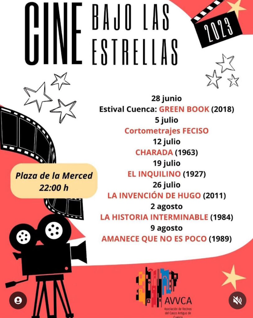 cine bajo las estrellas en cuenca