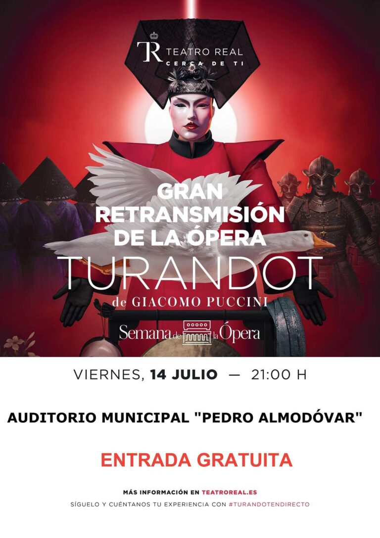 opera turandot de puccini en el teatro real en puertollano