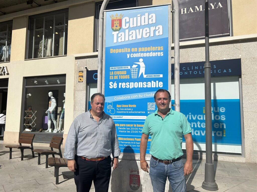 La campaña Cuida Talavera sobre residuos y limpieza aspira a generar "un verdadero cambio en la imagen de la ciudad"