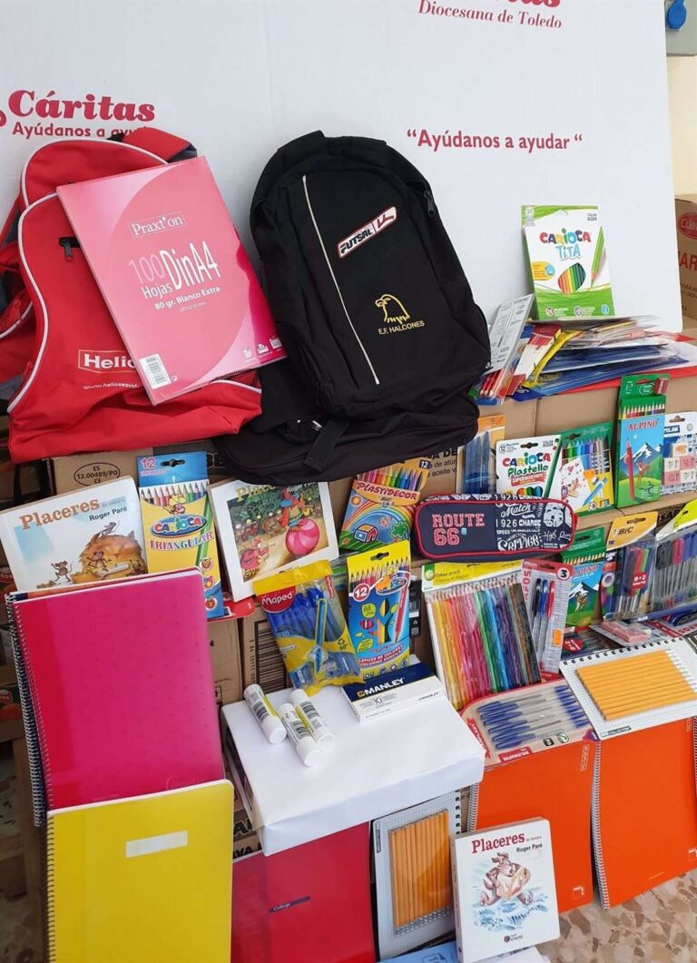Cáritas Toledo lanza 'A estrenar', campaña para ayudar a las familias en la 'vuelta al cole'