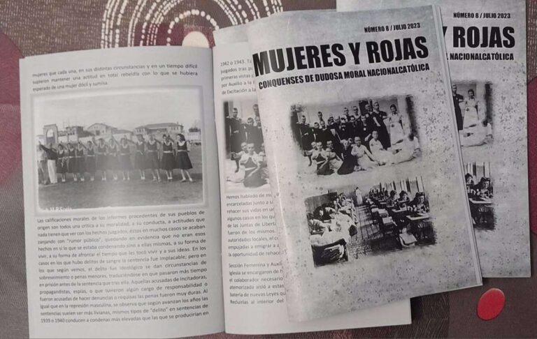 La ARMH de Cuenca presenta este lunes su octavo fanzine 'Mujeres y Rojas. Conquenses de dudosa moral nacionalcatólica'